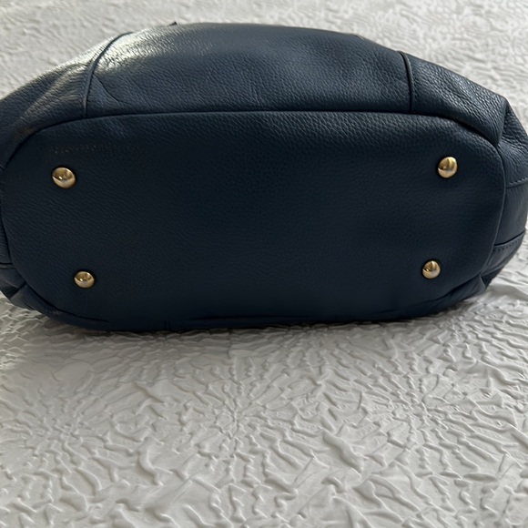 Tignanello Blue Leather Bag - Picture 4 of 6